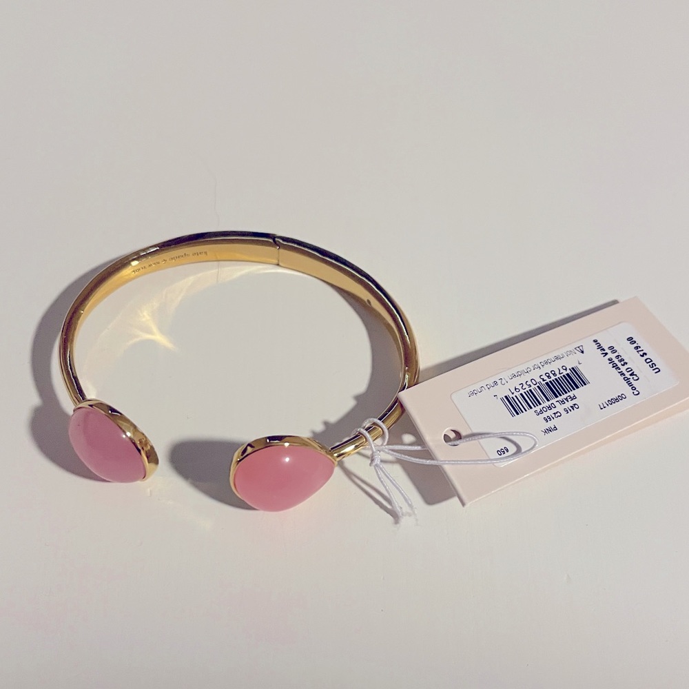 Kate Spade Pink Pearl Drops Bracelet
